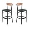 Flash Furniture Green Vinyl Barstool with Natural Wood Back, 2PK 2-XU-DG6V6GNV-NAT-GG - alternate 10